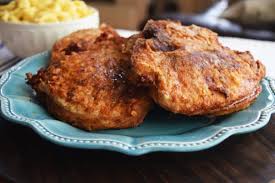 Spray skillet with cooking spray. Southern Fried Pork Chops Soulfully Made