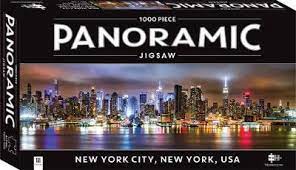 New york jigsaw puzzle 1000 pieces. 1000 Piece Panoramic Jigsaw Puzzle New York City New York Hinkler Pty Ltd 9781488911026