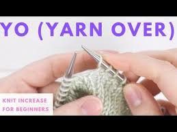 Instead of knitting from front to back with the working yarn behind your work, purling is when you knit from back to front with the yarn in. Yo Knitting Tutorial Video Tutorial Learn To Yo Learn To Yarn Over In Knitting For Beginners The Blue M Knitting Tutorial Yarn Over Knitting For Beginners