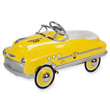 Yellow Taxi Comet Pedal Cars By Airflow Collectibles Inc Pedal Cars Toy Pedal Cars Yellow Taxi Cab
