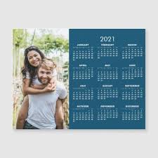 2021 Modern Calendar Your Photo Zazzle Com In 2020 Modern Calendar Magnetic Business Cards Custom Holiday Card