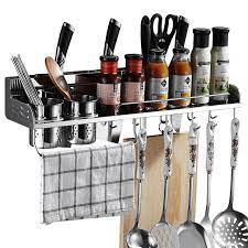 Maybe you would like to learn more about one of these? 304 Stainless Steel Kitchen Rack Shelf Holder Spice Utensil Hook Rack Kitchen Holder Storage Holder Kitchen Rack Kitchenshelf Kitchen Aliexpress