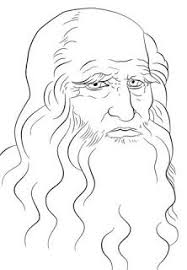 Leonardo Da Vinci Para Colorear