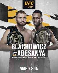 The ufc 259 poster is out for next month's event that features three title fights. Ufc Photos Facebook