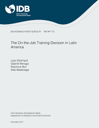 Pdf The On The Job Training Decision In Latin America
