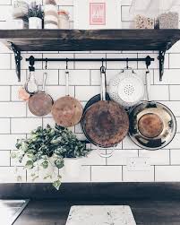 Pot racks are a useful addition to small kitchens, as they help you clear clutter off counters and cabinets, and the enclume bookshelf pot rack is a particularly good choice if this is your goal. 13 Small Kitchen Design Ideas Organization Tips Extra Space Storage