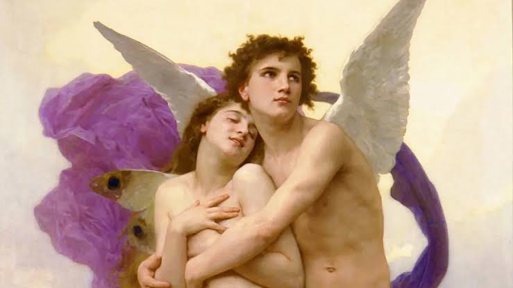 Eros und Psyche aus der griechischen Mythologie
