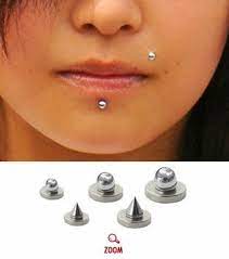 magnetic fake cartilage labret ball ear chin lip monroe nose lip piercing fake piercing facial piercings