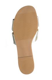 C C California Victoria Embellished Sandal In Silver Modesens