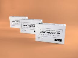 Free mockups and templates in psd. Realistic Long Box Packaging Mockup Psd Graphic By Dendysign Creative Fabrica