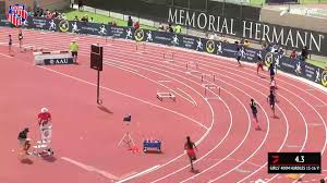 The official height of the hurdles was set to 91.4 cm (3 feet) for men and 76.20 cm (2 ft, 6 inches) for women. Wcs9wi0vpvz16m