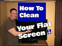 How To Clean A Flat Screen Tv Led Lcd Or Plasma Youtube