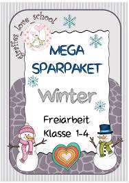 Mega Sparpaket Freiarbeit Im Winter Klasse 1 4 Download In 2020 Berufliche Bildung 1 Klasse Winterworte