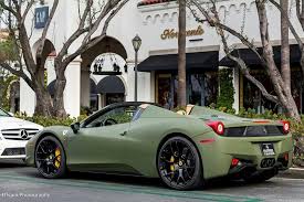 Ferrari 458 spider los angeles. Very Rare Colored Yet Beautiful 458 Spider 960x640 Ferrari 458 Ferrari Dream Cars