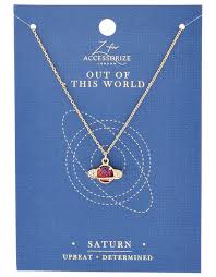 Before the discovery of uranus, saturn was universally regarded as the ruling planet of aquarius. Gold Plated Ruling Planets Necklace Saturn Z For Accessorize Accessorize Global