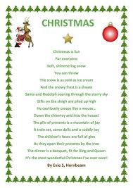 Image Result For Christmas Idiom Poems