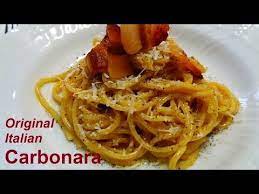 Carbonara Recipe How To Cook Original Italian Carbonara Youtube Carbonara Recipe Italian Cooking Recipes Italian Recipes