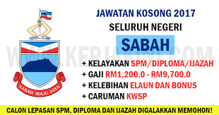 Admin kerjaya jun 16, 2021. Jawatan Kosong 2017 Di Seluruh Negeri Sabah Baru Dibuka Gaji Rm1 200 0 Rm9 700 0