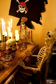 All you need to do is take the tassels off the string, removing the flags from the dowels, slide tassels and flags in an alternating. How To Host A Pirate Dinner Party Halloween Party Ideas Michelle S Party Plan It