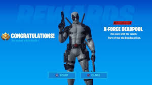 Fortnite skins are cosmetic items that can change the appearance of the player's character. Fortnite Deadpool X Force Comment Obtenir Le Style De Skin Breakflip Actualites Et Guides Sur Les Jeux Video Du Moment