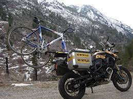 Moto Bicycle Carrier Horizontal Bicycle Rack Motorcycle Bicycle