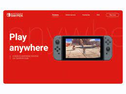 Nintendo Switch Homepage Redesign Nintendo Nintendo Switch Banner Gif