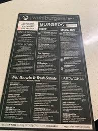See 44 unbiased reviews of wahlburgers, rated 3.5 of 5, and one of 9,802 chicago restaurants on tripadvisor. Menu Picture Of Wahlburgers Frisco Tripadvisor