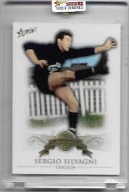 He retired at the end of the. 2011 Select Heritage H1 Sergio Silvagni Carlton 053 500 Apt Collectables