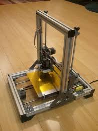 3d Printer By Dkennell Homemade 3d Printer Constructed From Aluminum Extrusions 3d Printed Parts And Har 3d Printer Machine 3d Printer 3d Printing Machine
