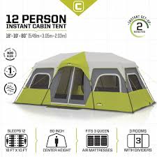 12 Person Instant Cabin Tent 18 X 10 Family Tent Camping Cabin Tent Best Family Tent