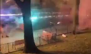 In new york, where one of the country's grandest pyrotechnic spectacles has been on display for the last 44 years, the annual macy's extravaganza but each state has its own set of laws of what allowed and what is not allowed. New Yorkers Launch Illegal Fireworks At Each Other In Shocking Footage Daily Mail Online