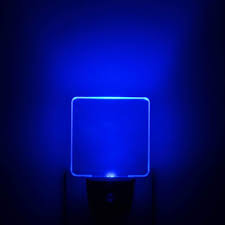 Ul Listed 0 5w Plug In Led Night Light Dusk To Dawn Sensor 2 Pieces Bright Blue Glow Amazon Com