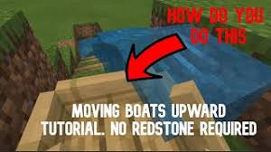 You can release the mouse button while moving the boat. How To Move Boats Upward In Minecraft Youtube