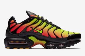 Black Team Orange And Tour Yellow Take Care Of This Nike Air Max Plus Kicksonfire Com Nike Air Max Nike Air Max Plus Air Max Plus
