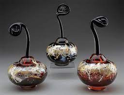 Sharon Fujimoto Glass Perfume Bottle Perfume Bottles Beautiful Perfume Bottle