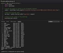 Exploring Databases In Python Using Pandas