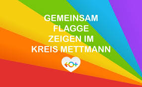 Der alyson almanach beschreibt die regenbogenflagge wie folgt: Stadt Hisst Regenbogenflagge Als Zeichen Gegen Diskriminierung Wulfrath
