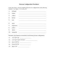 Electron configuration worksheet w 311 everett community college tutoring center student support services program write the unabbreviated electron configurations of the following elements: 10 Free Magazines From Vhhscougars Org