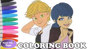 However, marinette forgets to sign the scarf. Marinette And Adrien Coloring Book Pages Miraculous Ladybug And Cat Noir Coloring Pages Kids Art Youtube