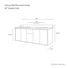 Black Bathroom Vanity Double Sink