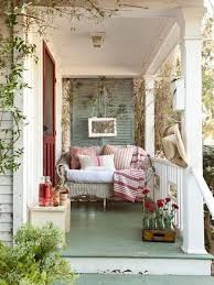 Uberdachte Veranda Landhaus Stil Veranda Dekoration Shabby Chic Veranda Landhaus Dekoration