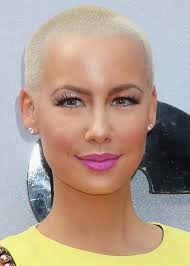 Amber rose is now sporting a long blonde wig. Buzz Cut Amber Rose Short Hair Novocom Top