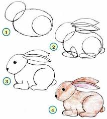 How To Draw A Rabbit Animaux Faciles A Dessiner Petit Dessin Et Dessin Facile Animaux