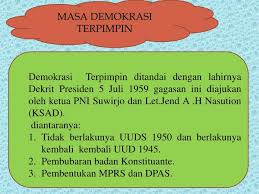 Menggiatkan usaha keamanan dan ketentraman. Sistem Dan Struktur Politik Ekonomi Masa Demokrasi Parlementer Berbagai Struktur
