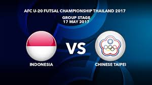The transmission abruptly stopped when the taiwanese team walked into the stadium. M17 Indonesia Vs Chinese Taipei Afc U 20 Futsal Championship Thailand 2017 Youtube