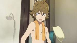 Shirtless Anime Boys — The guys in underwear and towels, from episode 8...