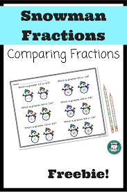 The 3rd graders feel a drastic shift from simple math concepts to difficult ones. Winter Fractions Winter Math Activities Math Fractions Winter Fractions