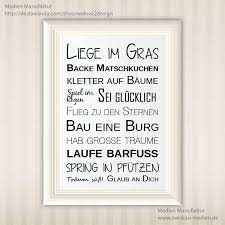 Digitaldruck A4 Aktion Druck Liege Im Gras Print Ein Designerstuck Von D5e8s5i Bei Dawanda Spruche Schone Spruche Spruche Kinder