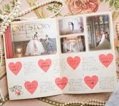プロフィールブックに入れたい ヒストリーページ って知ってる marry マリー graphic design book cover anniversary