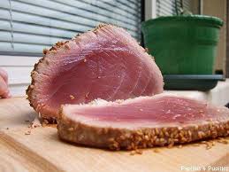 Thon Rouge En Croute De Sesame Recette Thon Rouge Recette Thon Recette Thon Rouge